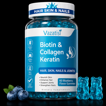 Gomitas con biotina, colágeno y keratina
